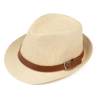 Czapki męskie - KAPELUSZ Alessio MĘSKI damski PLECIONY lato HAWANA letni PANAMA - miniaturka - grafika 1