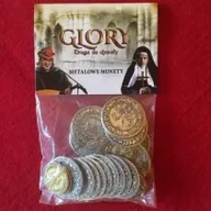 Akcesoria do gier planszowych - SLOYCA Glory: Droga do Chwały - metalowe monety - SLOYCA - miniaturka - grafika 1