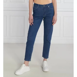 Spodnie damskie - Calvin Klein Jeansy MR SLIM | Slim Fit - grafika 1
