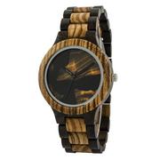 Zegarki męskie - Zegarek drewniany Niwatch EPOXY na dwukolorowej bransolecie - miniaturka - grafika 1