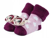 Skarpetki dla dzieci - Ciepłe bawełniane skarpetki z grzechotką r 1-2 lat - miniaturka - grafika 1