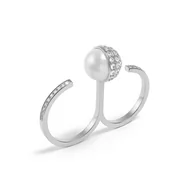 Pierścionki - Biżuteria GUESS JUBR04453JWRH. Pierścionek, Kolor szary. Kobieta. - miniaturka - grafika 1