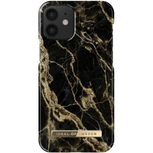 Ideal of Sweden Fashion Case Etui Obudowa do iPhone 12 Mini Golden Smoke Marble IDFCSS20-I2054-191 - Etui i futerały do telefonów - miniaturka - grafika 1