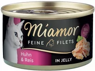 Mokra karma dla kotów - Miamor Feine Filets w puszkach, 6 x 100 g - Tuńczyk z ryżem - miniaturka - grafika 1