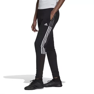 Spodnie damskie - Spodnei dresowe adidas Tiro 21 Sweat Pants GM7334 - czarne - Adidas - grafika 1