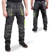 Odzież robocza - Spodnie robocze męskie do pasa ELASTYCZNE STRETCH MOCNE OCHRONNE BHP r.58 - miniaturka - grafika 1