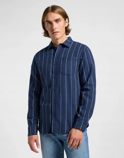 LEE MERCANTILE SHIRT MOOD INDIGO 112364118 M - Koszule męskie - miniaturka - grafika 1
