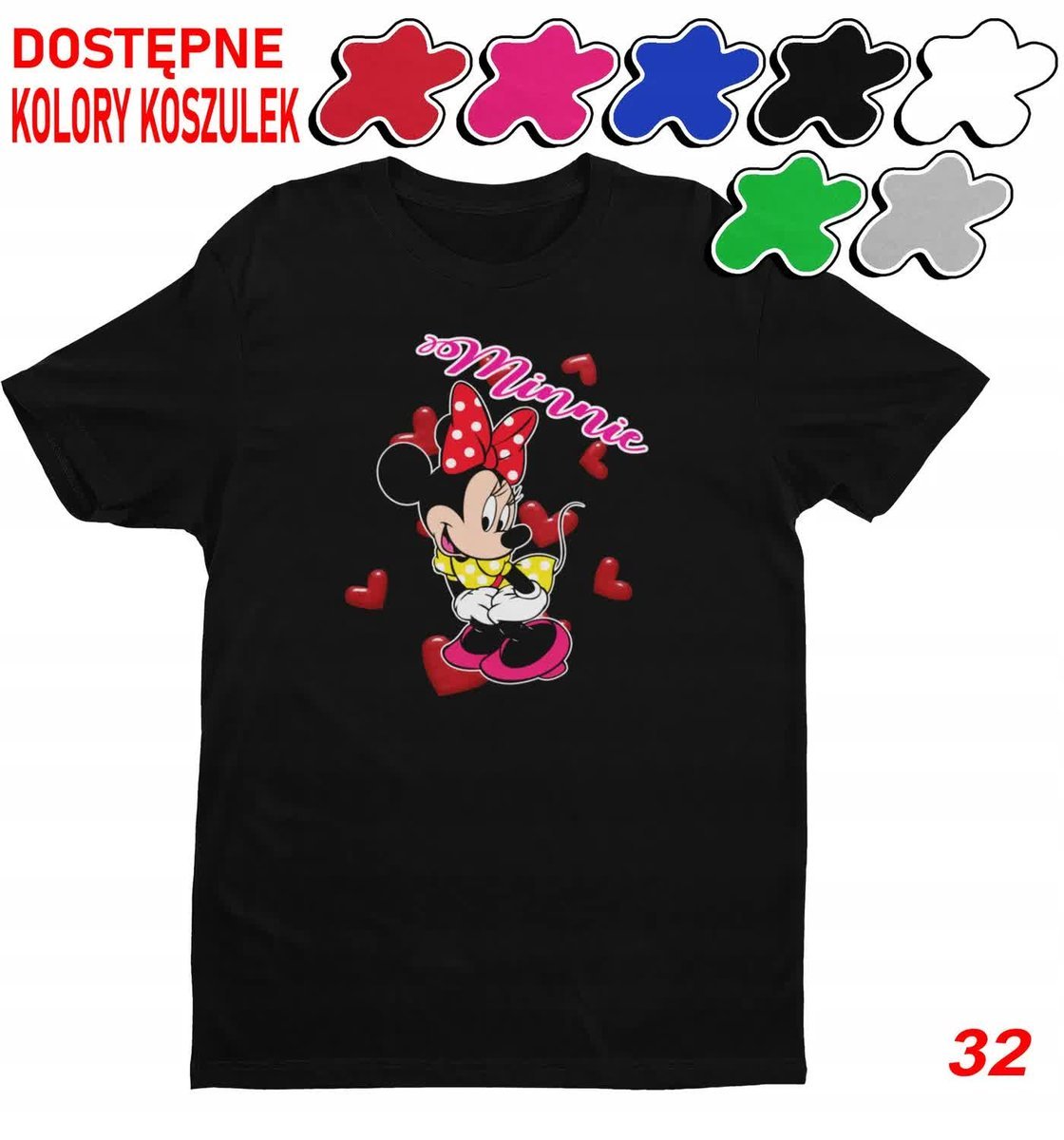 Dziecięca Koszulka Z Nadrukiem Duży Wybór -M 134-140