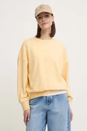 Bluzy damskie - Pepe Jeans bluza EVELYN damska kolor żółty gładka PL581442 - miniaturka - grafika 1