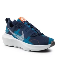 Buty sportowe damskie - Nike Buty Crater Impact (Gs) DB3551 010 Midnight Navy/White/Orange - miniaturka - grafika 1