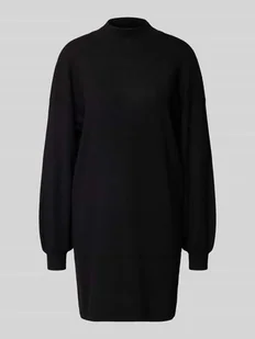 Sukienka o luźnym kroju z dzianiny z mieszanki wiskozy model ‘NANCY’ - Sukienki - miniaturka - grafika 1