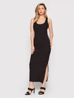 Sukienki - Calvin Klein Sukienka codzienna Essential K20K203663 Czarny Slim Fit - grafika 1