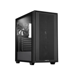 Chieftec Midi Tower GS-03B-BLK-OP, Schwarz Czarny - Akcesoria do komputerów stacjonarnych - miniaturka - grafika 1