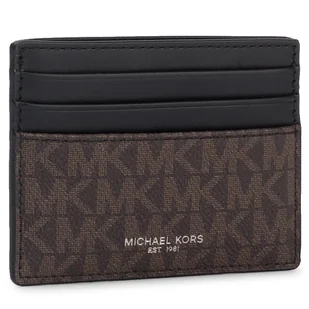 Etui na karty kredytowe MICHAEL Michael Kors Greyson 39F9LGYD2B Czarny - Etui na dokumenty i karty - miniaturka - grafika 1