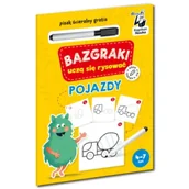 Kolorowanki, wyklejanki - Pojazdy. Bazgraki uczą się rysować. Kapitan Nauka. Bazgraki - Opracowanie zbiorowe - miniaturka - grafika 1
