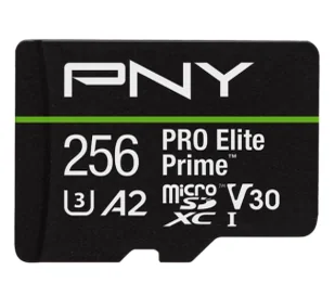 PNY microSDXC PRO Elite Prime 256GB 200/150 MB/s V30 A2 P-SDU256V32200PEP-GE - Karty pamięci - miniaturka - grafika 1