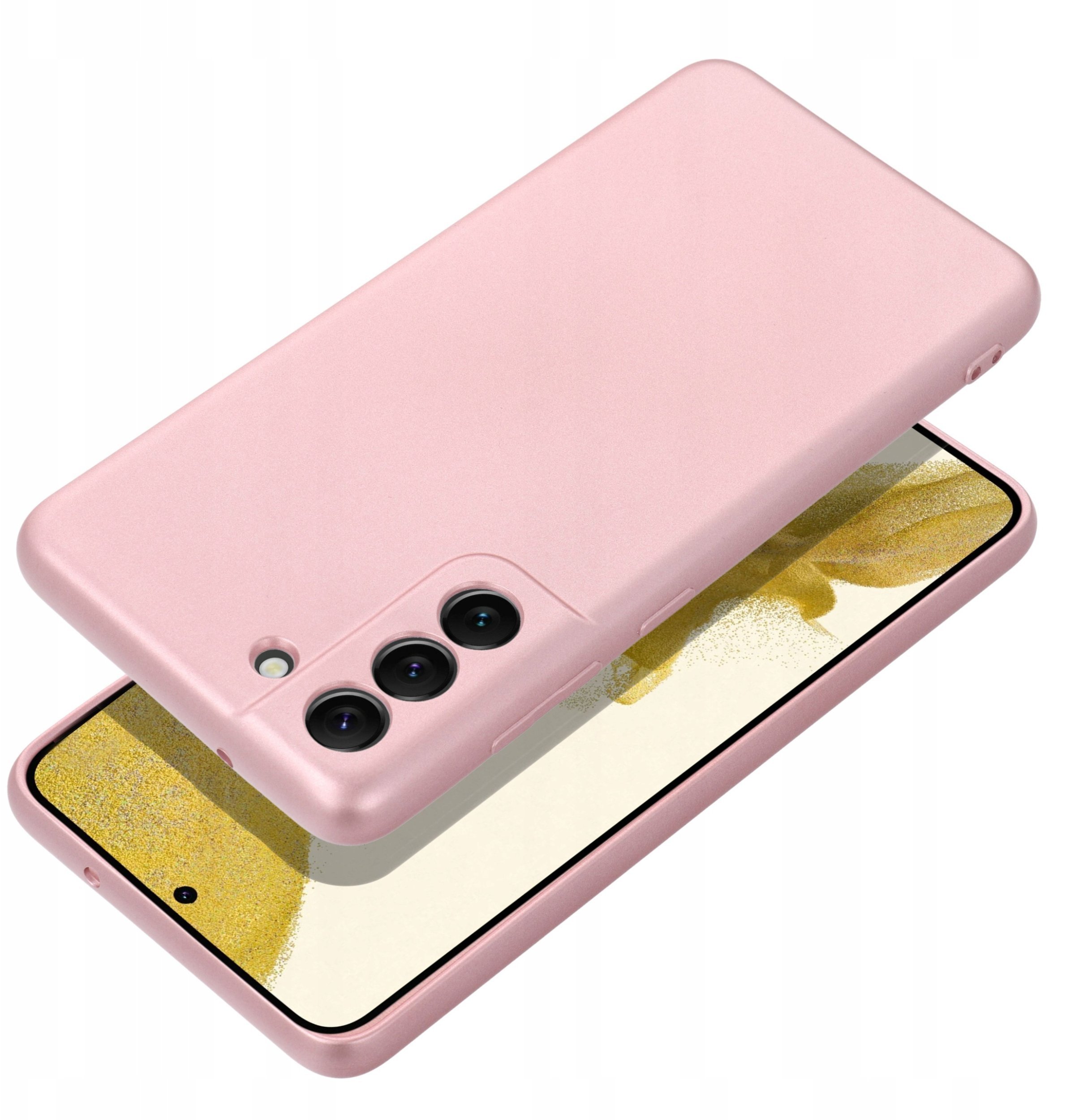 Futerał METALLIC do SAMSUNG S24 FE różowy