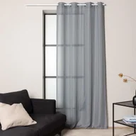 Zasłony - Venture Home zasłona Kaya 240x140 cm poliester jasnoszary - miniaturka - grafika 1