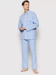 Piżamy damskie - Polo Ralph Lauren Piżama 714514095001 Niebieski Regular Fit - grafika 1