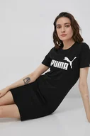 Sukienki - Puma sukienka kolor czarny mini dopasowana - miniaturka - grafika 1