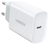 Ładowarki do telefonów - Ugreen CD127, USB-C, PD3.0, QC4.0, 30W biały - miniaturka - grafika 1