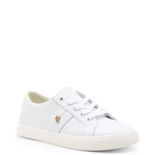 LAUREN RALPH LAUREN Skórzane trampki JANSON II - Trampki damskie - miniaturka - grafika 1