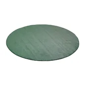 Meble do szkół i przedszkoli - Okrągły dywan KALLE, Ø1500 mm, zielony - miniaturka - grafika 1