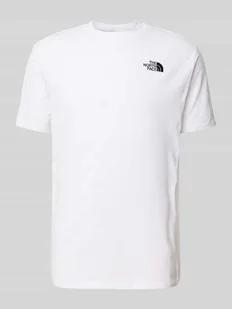 T-shirt o kroju oversized z wyhaftowanym logo - Koszulki i topy damskie - miniaturka - grafika 1