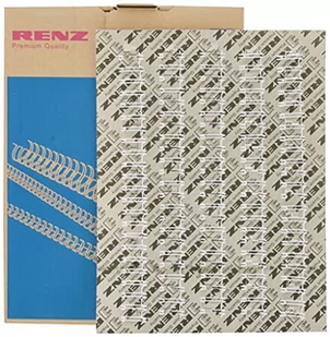 Renz preferencyjny One Pitch drut grzebień do łączenia elementów w 2: 1, podziału 23 pętli, średnica 16.0 MM, 5/8 cala, biały 321600023 - Grzbiety do bindownic - miniaturka - grafika 1