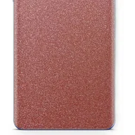 Akcesoria do tabletów i e-booków - Folia naklejka skórka strukturalna na TYŁ do Apple iPad 4 Wi-Fi + Cellular -  Brokat Brzoskwiniowy - apgo SKINS - miniaturka - grafika 1