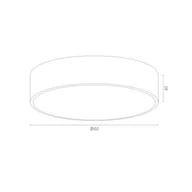 Lampy sufitowe - Argon Lampa sufitowa Amore, złote paski, czarny, Ø 45 cm - miniaturka - grafika 1