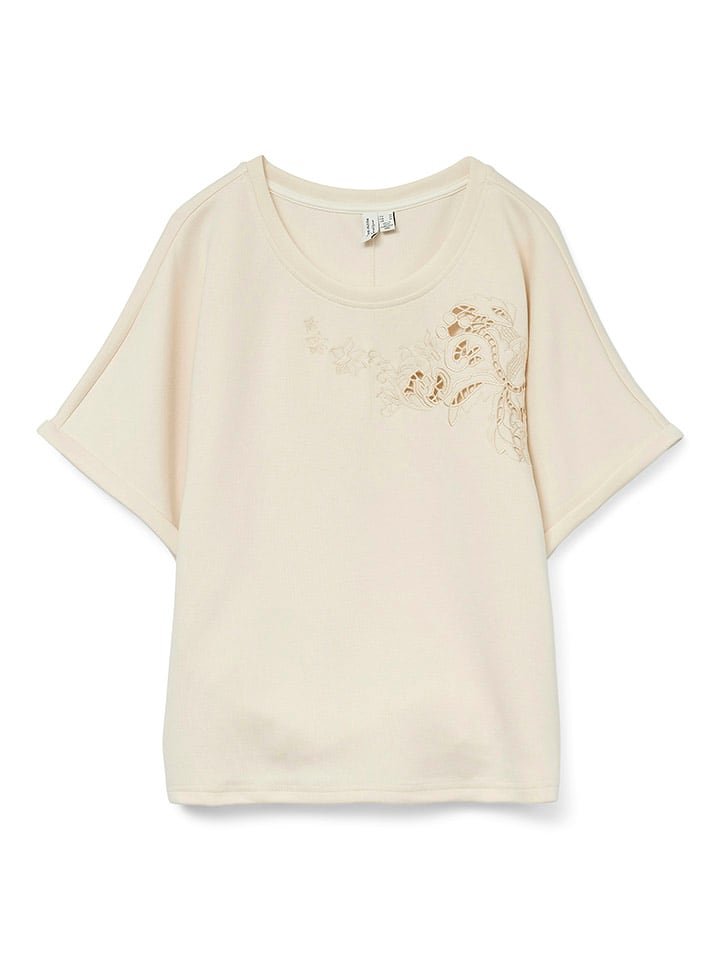 Vero Moda Koszulka w kolorze kremowym