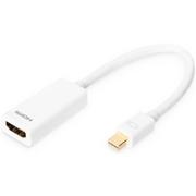 Adaptery i przejściówki - Assmann Adapter DisplayPort 1.1a miniDP-HDMI A MM 0.15m AK-340404-001-W - miniaturka - grafika 1