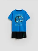 Piżamy chłopięce - Reserved - Dwuczęściowa piżama - niebieski - miniaturka - grafika 1