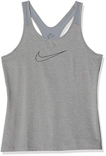 Nike koszulka damska W Nk Tank Vcty Carbon Heather/Cool Grey/(Black) L