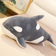 Maskotki i pluszaki - Maskotka pluszak poducha DUŻY miękki delfin orka 75 cm - miniaturka - grafika 1