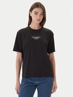 Koszulki i topy damskie - Karl Lagerfeld Jeans T-Shirt A4W17003 Czarny Relaxed Fit - miniaturka - grafika 1