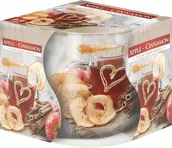 Świece - Bispol świeca zapachowa w szkle jabłko / cynamon 1szt - miniaturka - grafika 1