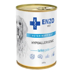 ENZO VET Hypoallergenic dieta hypoallergiczna z indykiem dla psów 32x400g - Mokra karma dla psów - miniaturka - grafika 2