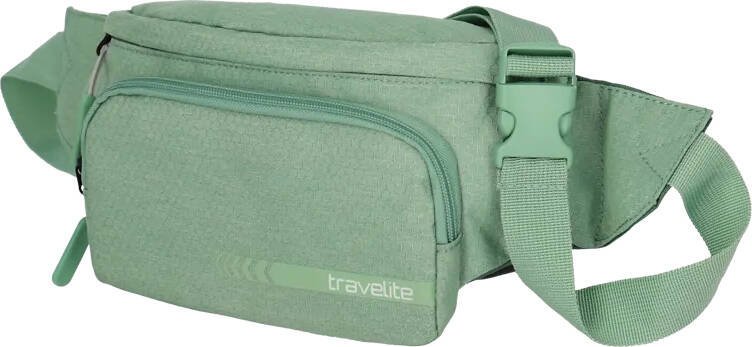 Duża Saszetka biodrowa Travelite Kick Off zielona