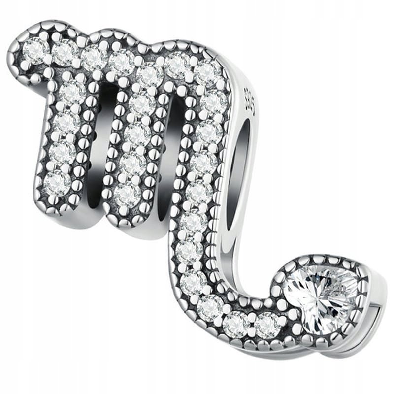 Charms Zawieszka Charms Znak Zodiaku Skorpion Srebro 925 Charmsy Trusky
