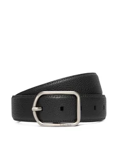Calvin Klein Pasek Męski Round Buckle 35Mm LV04D7024G Czarny - Paski - miniaturka - grafika 1