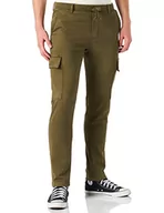 Spodenki męskie - Camel Active Męskie Spodnie Rekreacyjne, Brązowy (Olive Brown), 33W X 32L - miniaturka - grafika 1