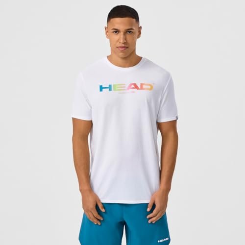 HEAD Rainbow T-shirt męski, biały