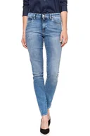 Spodnie damskie - Wrangler, Spodnie damskie, Skinny Best Blue W28Kx794O, rozmiar W26 L32 - miniaturka - grafika 1