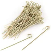 Pozostałe akcesoria kuchenne - Fackelmann Patyczki do szaszłyków bambus 50szt/10cm 56645 - miniaturka - grafika 1