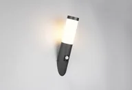 Lampy ogrodowe - Trioto kinkiet zewnętrzny z czujnikiem ruchu 1xE27 czarny 209769132 - miniaturka - grafika 1