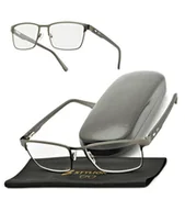 Okulary korekcyjne, oprawki, szkła - Plusy +1.75 Męskie okulary do czytania korekcyjne ST330 - miniaturka - grafika 1