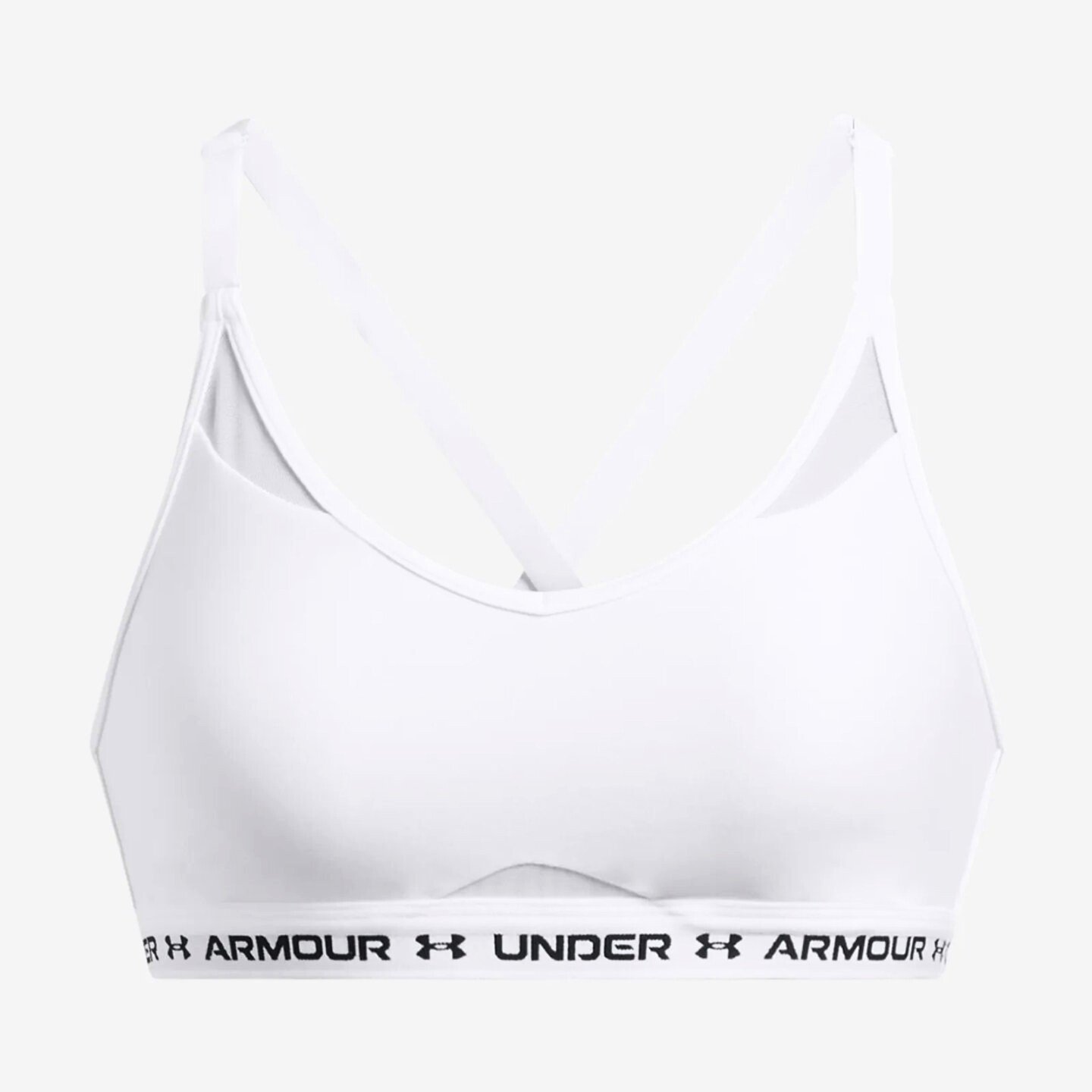 Biustonosz damski Under Armour Crossback Low Bra White L