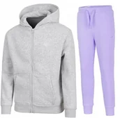 Dresy męskie - 4F OCIEPLANY DZIEWCZÄCY DRES KOMPLET BLUZA SPODNIE / rozm 158 - miniaturka - grafika 1